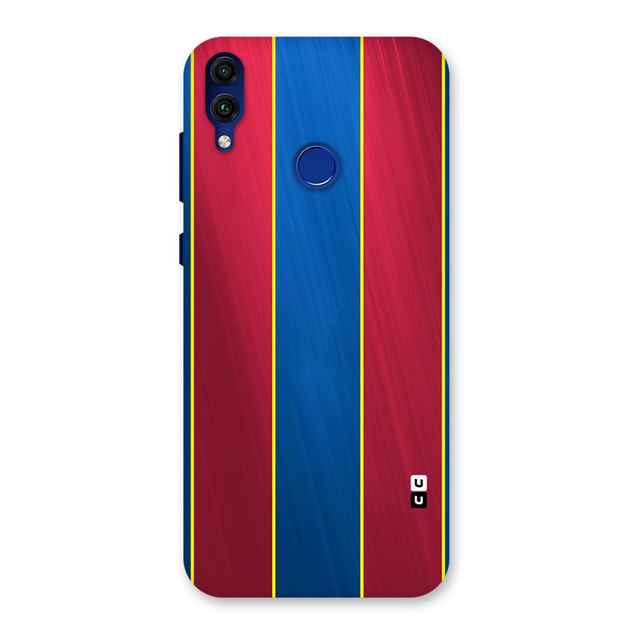 Premium Vertical Stripes Back Case for Honor 8C