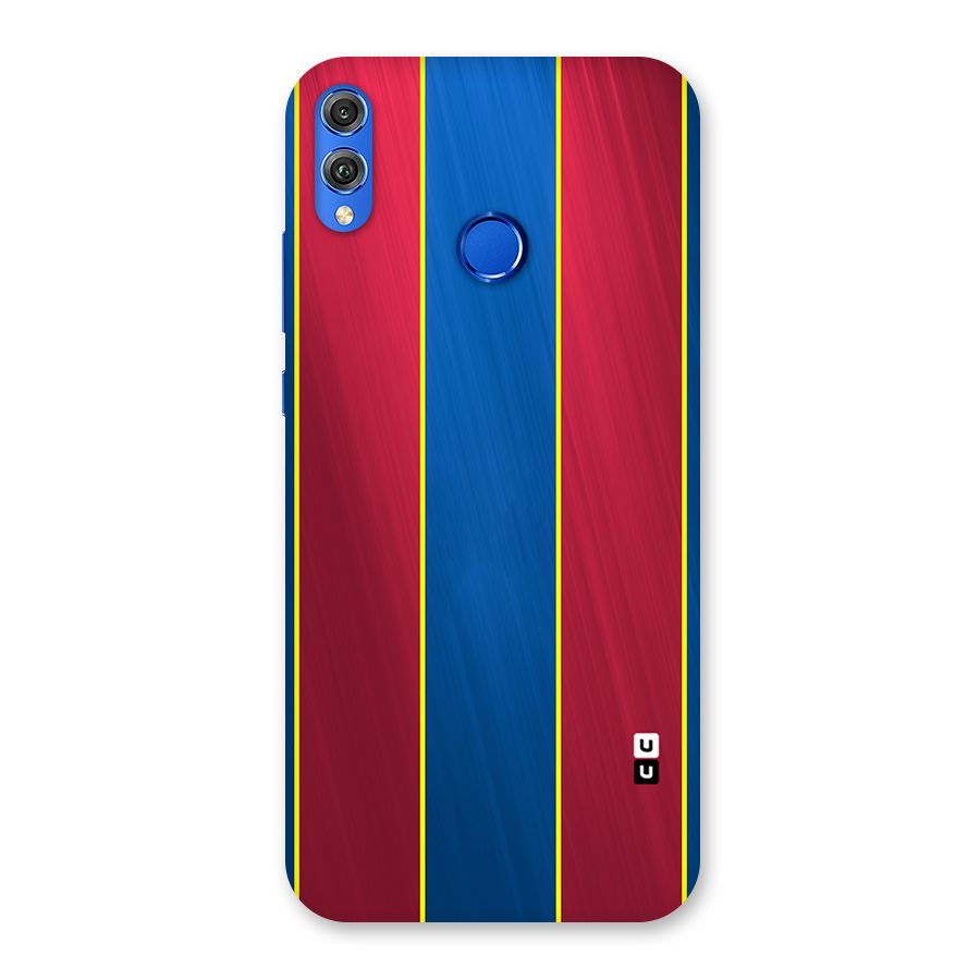 Premium Vertical Stripes Back Case for Honor 8X