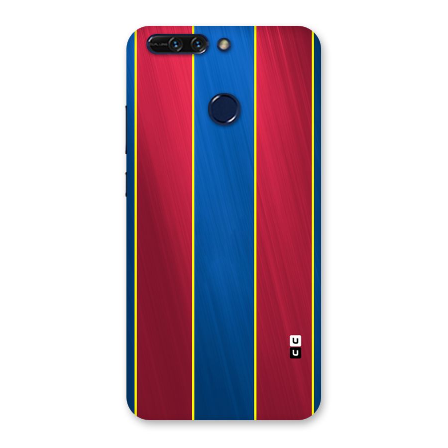 Premium Vertical Stripes Back Case for Honor 8 Pro