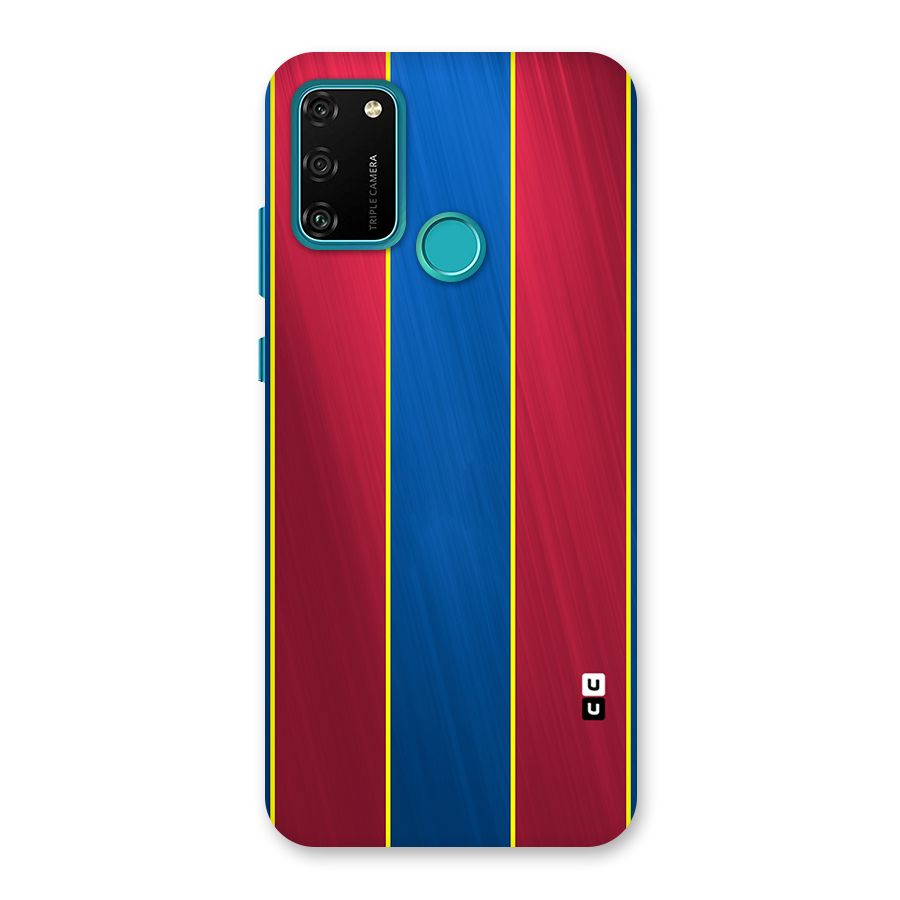 Premium Vertical Stripes Back Case for Honor 9A
