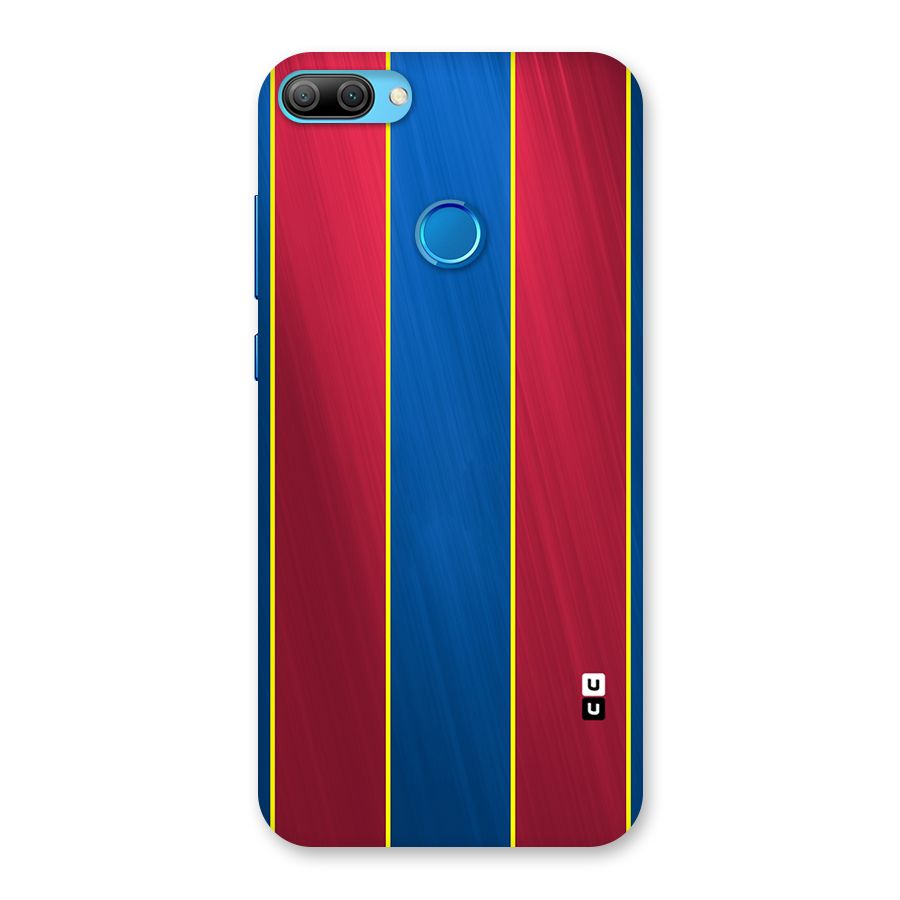 Premium Vertical Stripes Back Case for Honor 9N