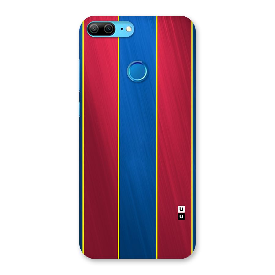 Premium Vertical Stripes Back Case for Honor 9 Lite