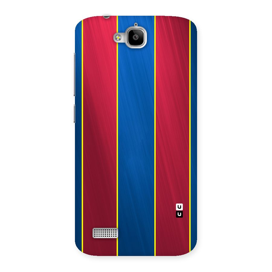 Premium Vertical Stripes Back Case for Honor Holly