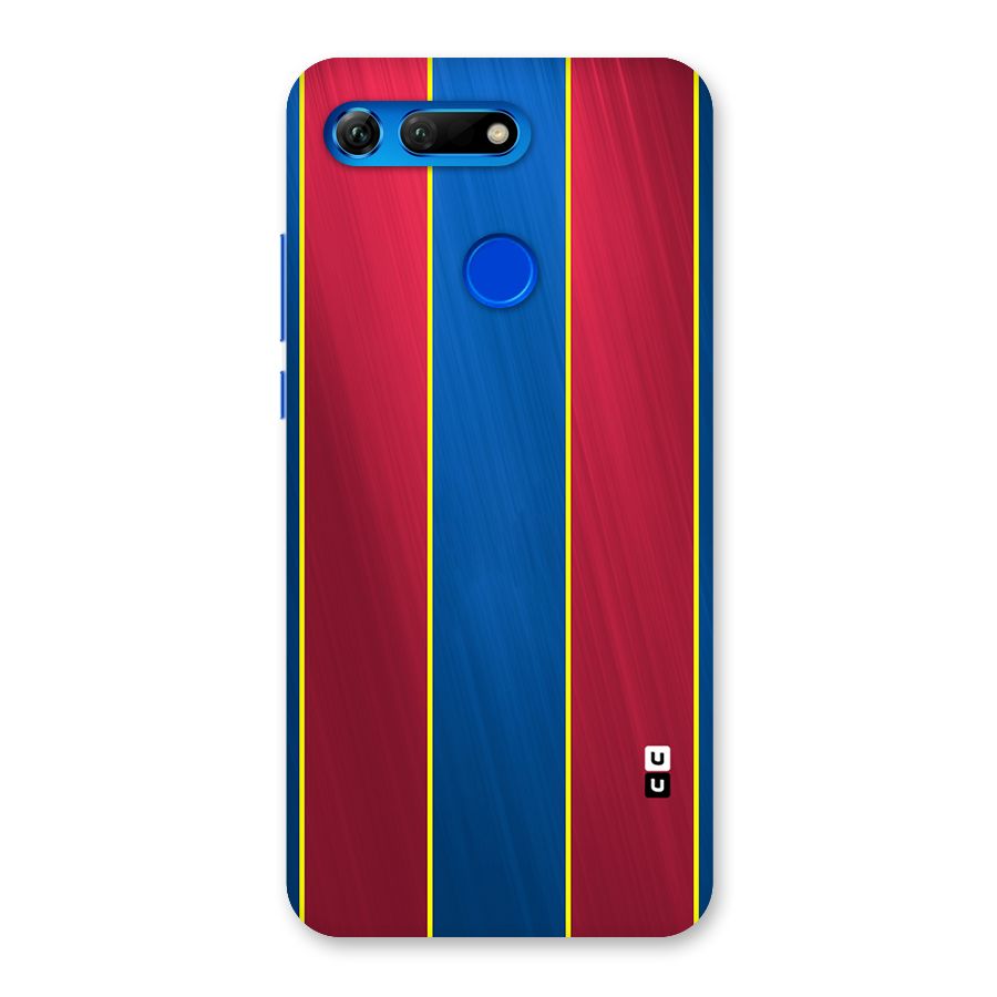 Premium Vertical Stripes Back Case for Honor View 20