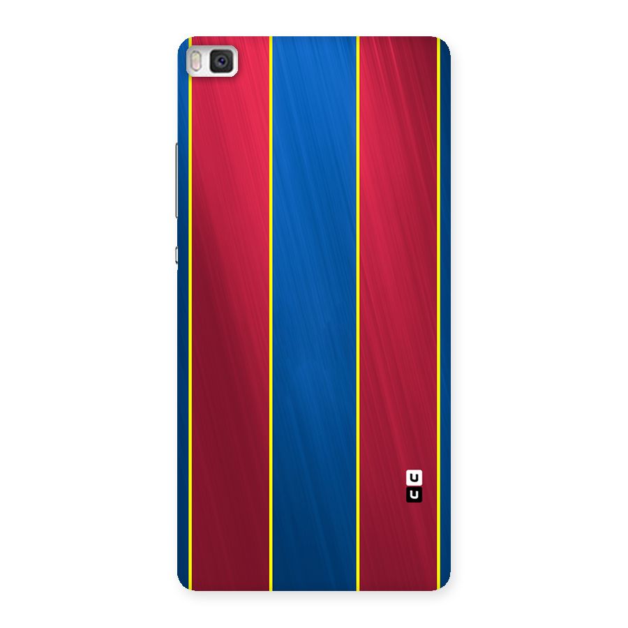 Premium Vertical Stripes Back Case for Huawei P8