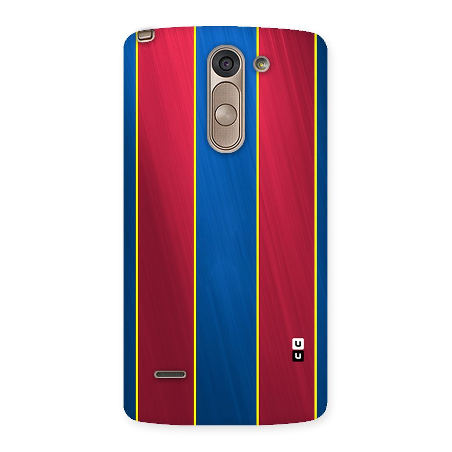 Premium Vertical Stripes Back Case for LG G3 Stylus