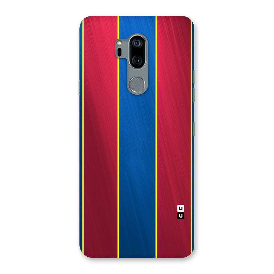 Premium Vertical Stripes Back Case for LG G7