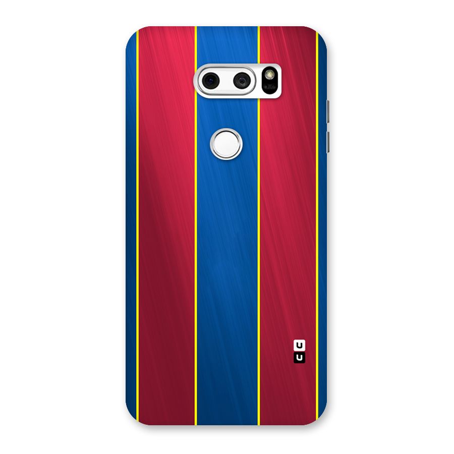 Premium Vertical Stripes Back Case for LG V30