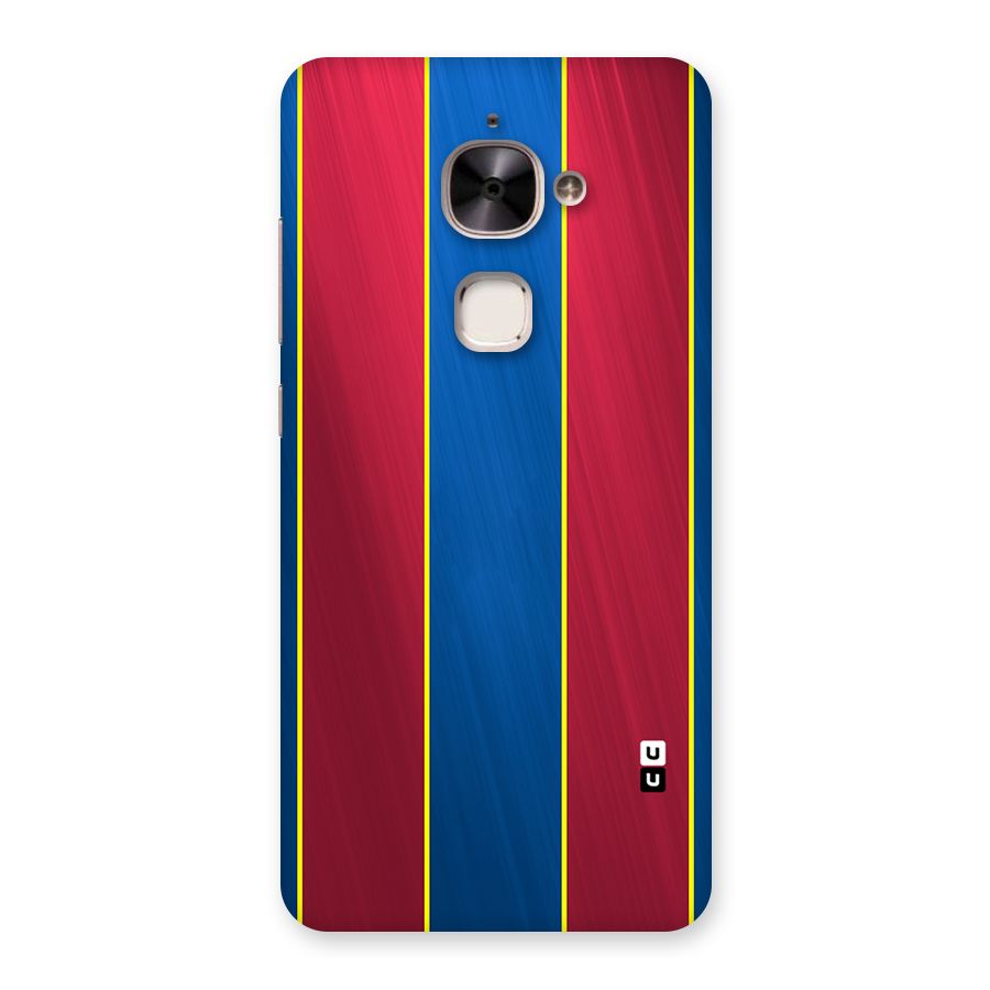 Premium Vertical Stripes Back Case for Le 2