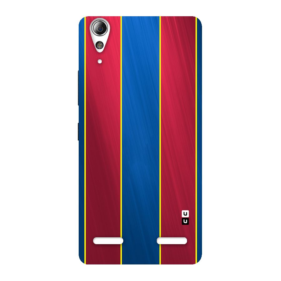 Premium Vertical Stripes Back Case for Lenovo A6000 Plus