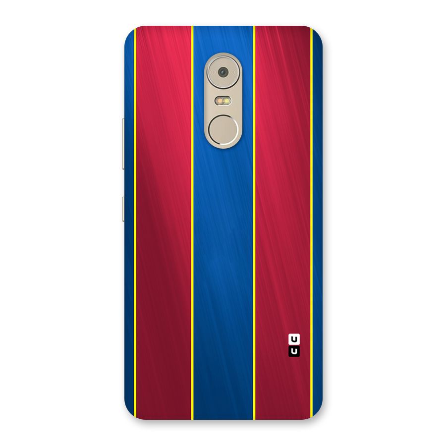 Premium Vertical Stripes Back Case for Lenovo K6 Note