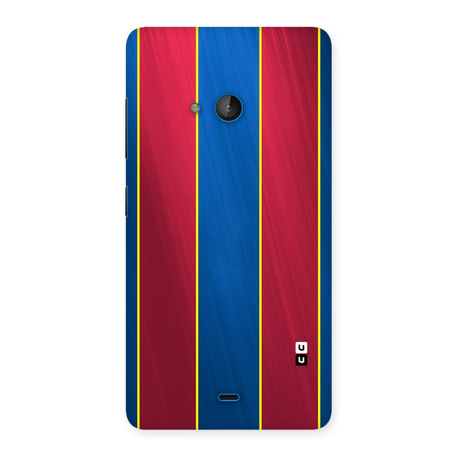 Premium Vertical Stripes Back Case for Lumia 540