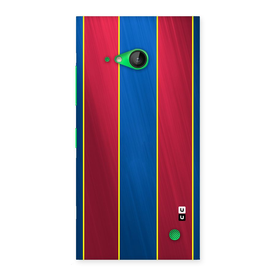 Premium Vertical Stripes Back Case for Lumia 730