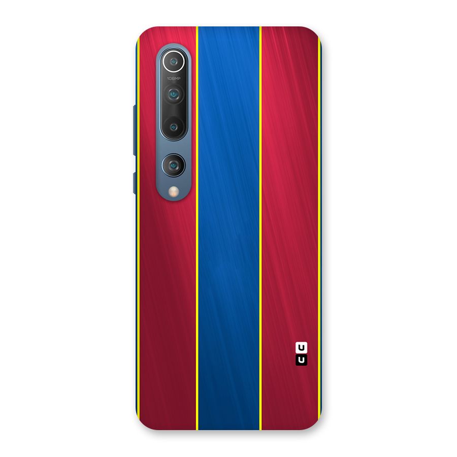 Premium Vertical Stripes Back Case for Mi 10