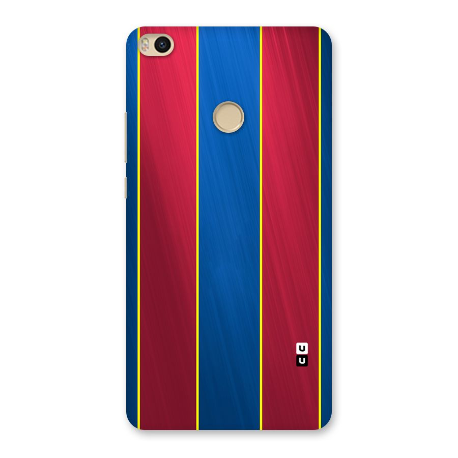 Premium Vertical Stripes Back Case for Mi Max 2