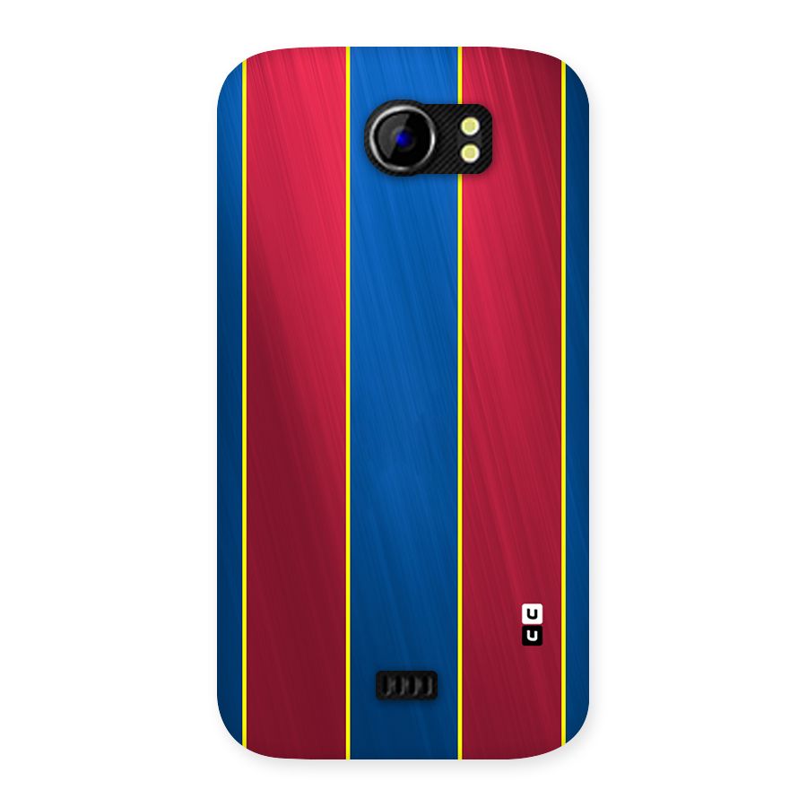 Premium Vertical Stripes Back Case for Micromax Canvas 2 A110