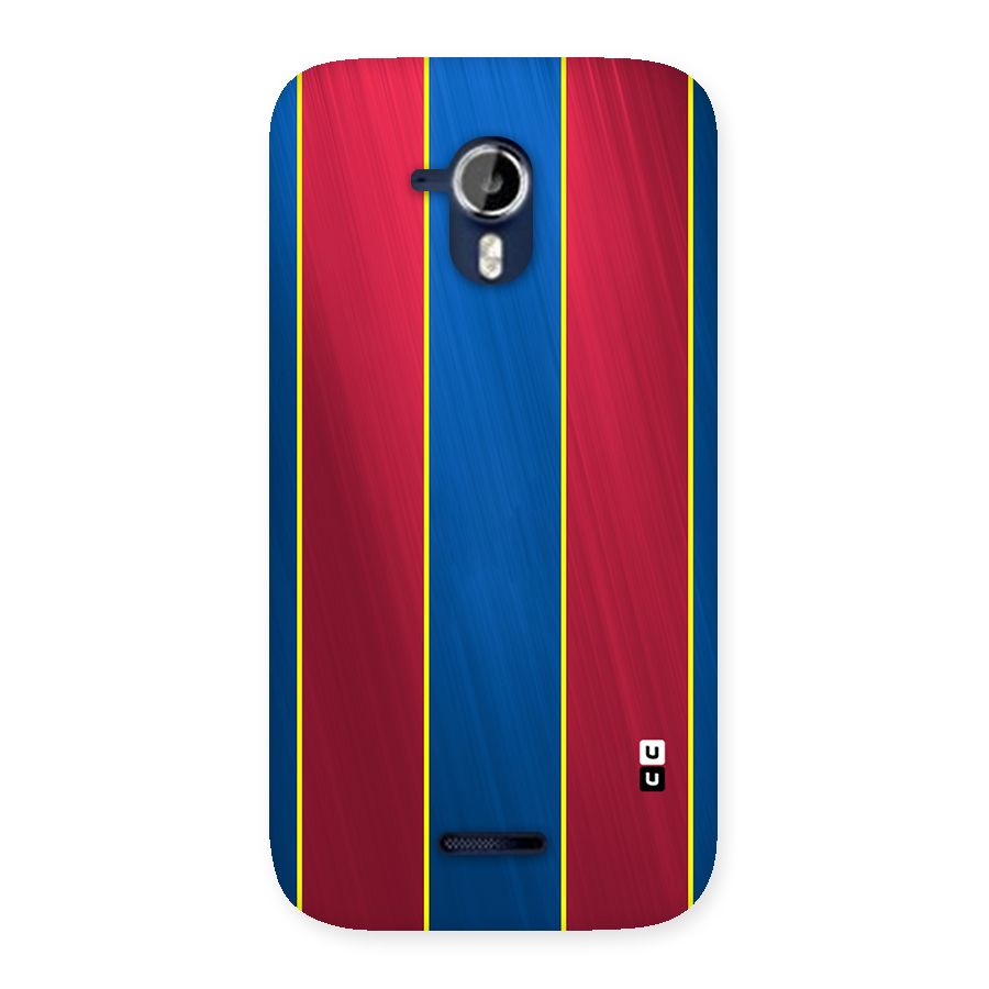 Premium Vertical Stripes Back Case for Micromax Canvas Magnus A117