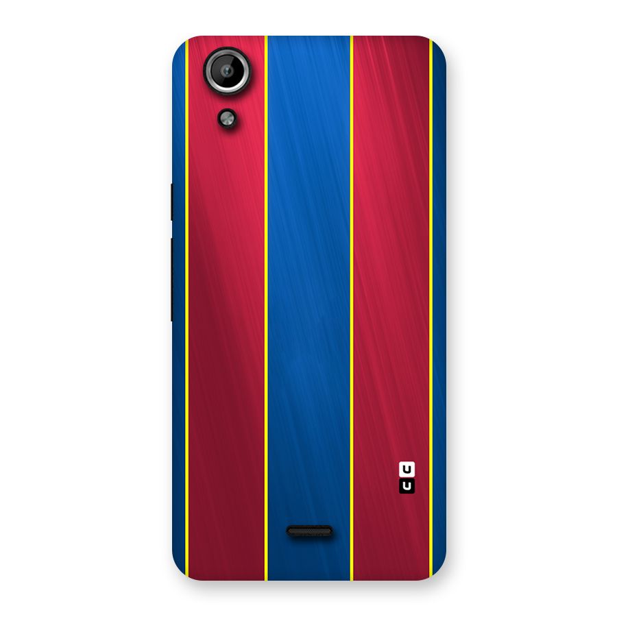 Premium Vertical Stripes Back Case for Micromax Canvas Selfie Lens Q345