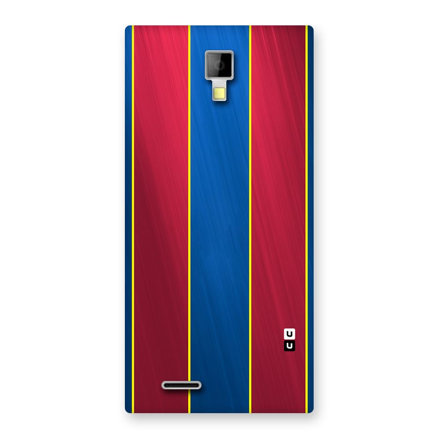 Premium Vertical Stripes Back Case for Micromax Canvas Xpress A99