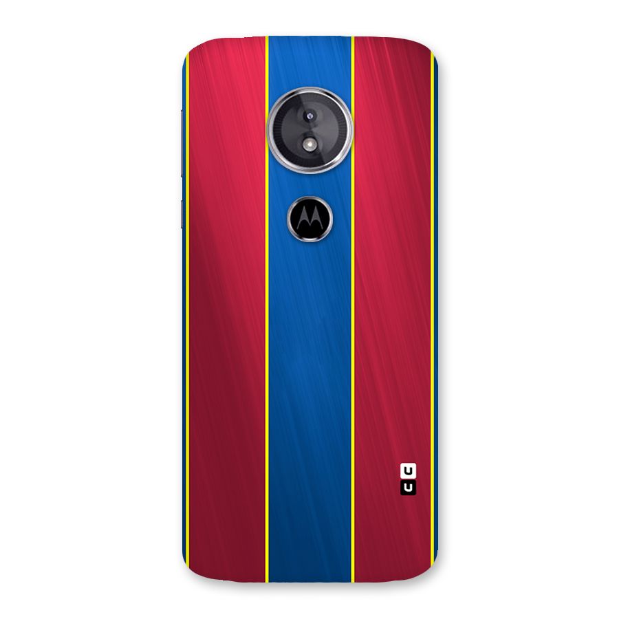 Premium Vertical Stripes Back Case for Moto E5