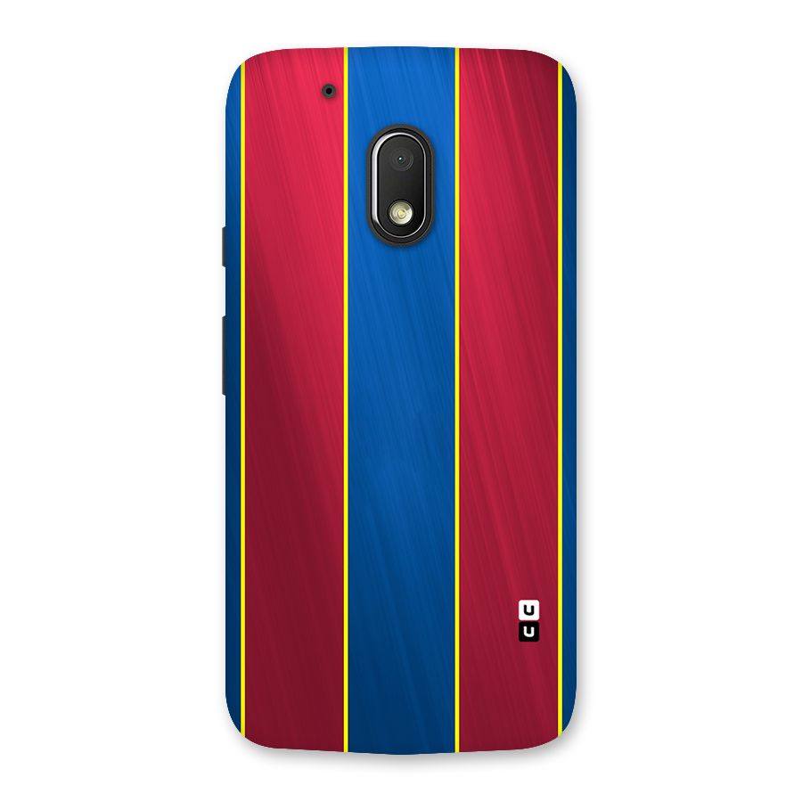 Premium Vertical Stripes Back Case for Moto G4 Play