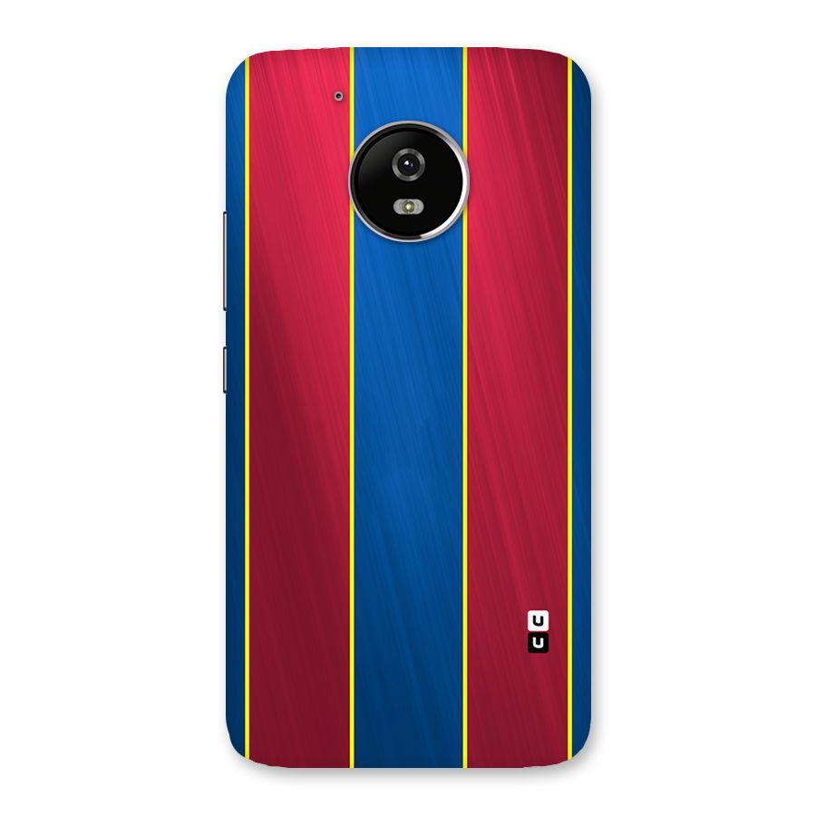Premium Vertical Stripes Back Case for Moto G5