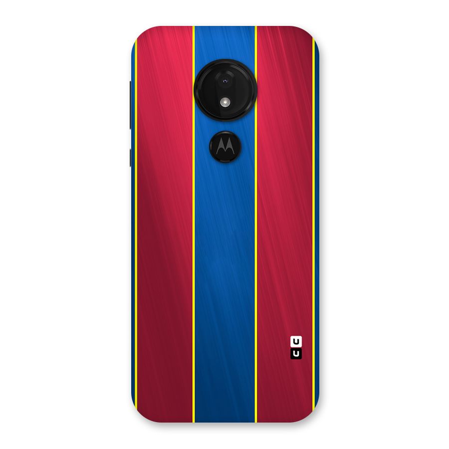 Premium Vertical Stripes Back Case for Moto G7 Power