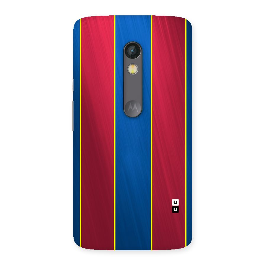 Premium Vertical Stripes Back Case for Moto X Play