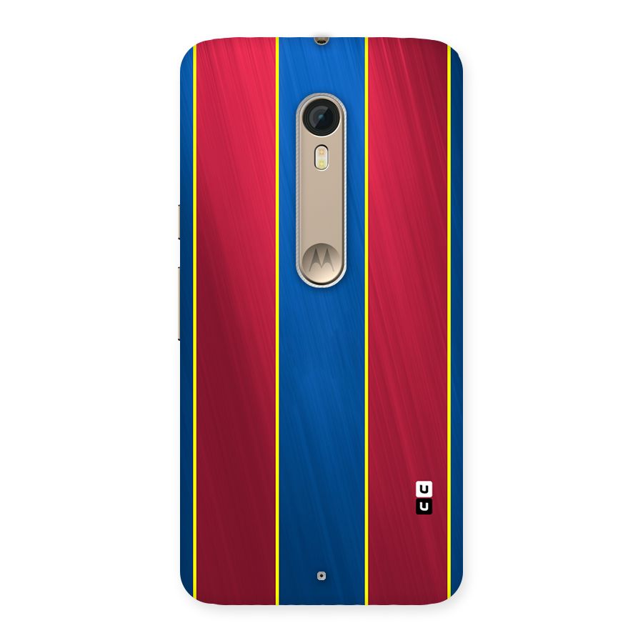 Premium Vertical Stripes Back Case for Motorola Moto X Style