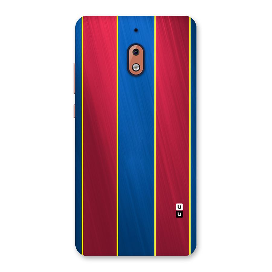 Premium Vertical Stripes Back Case for Nokia 2.1