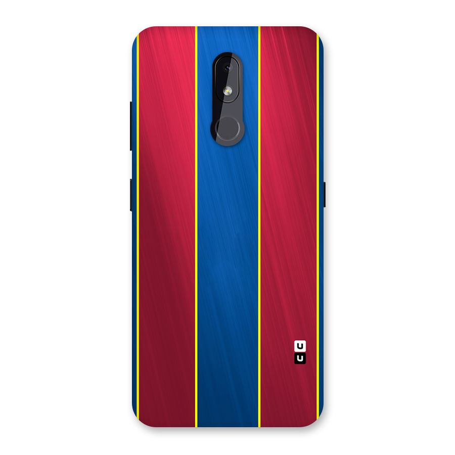 Premium Vertical Stripes Back Case for Nokia 3.2
