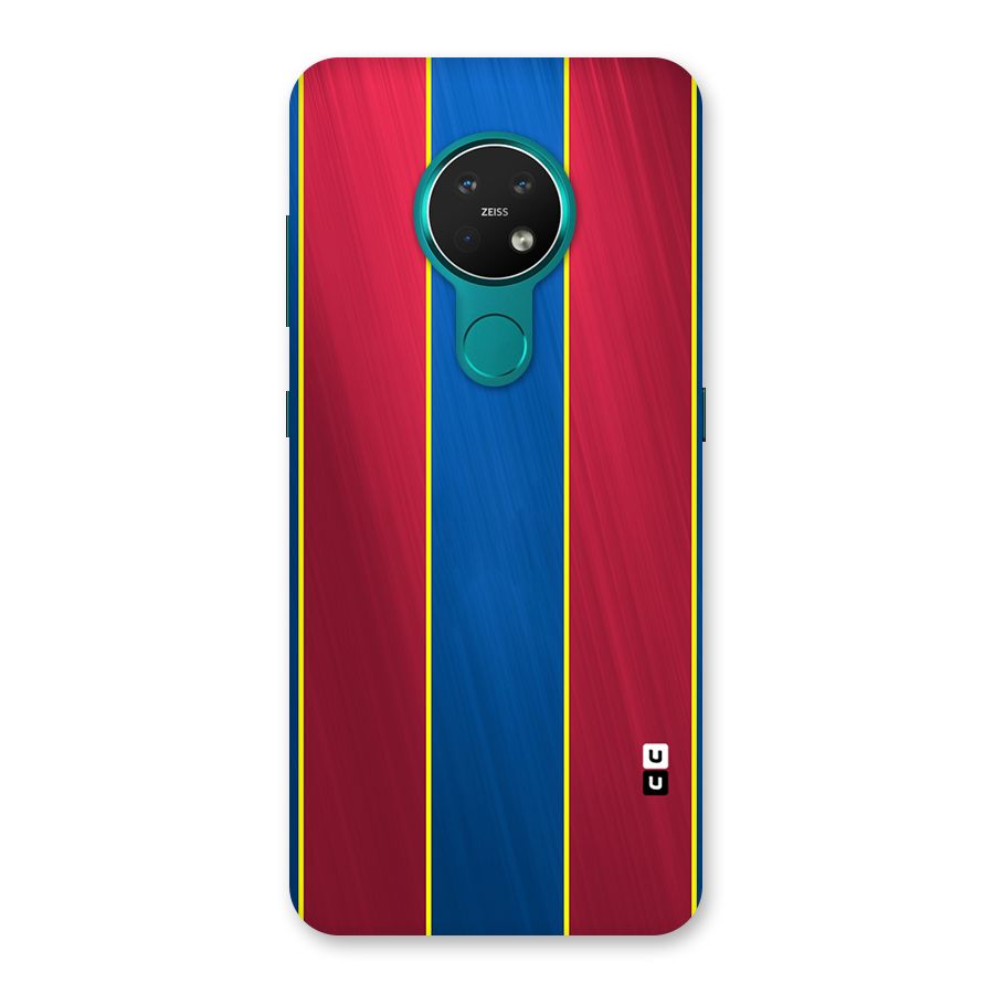 Premium Vertical Stripes Back Case for Nokia 7.2