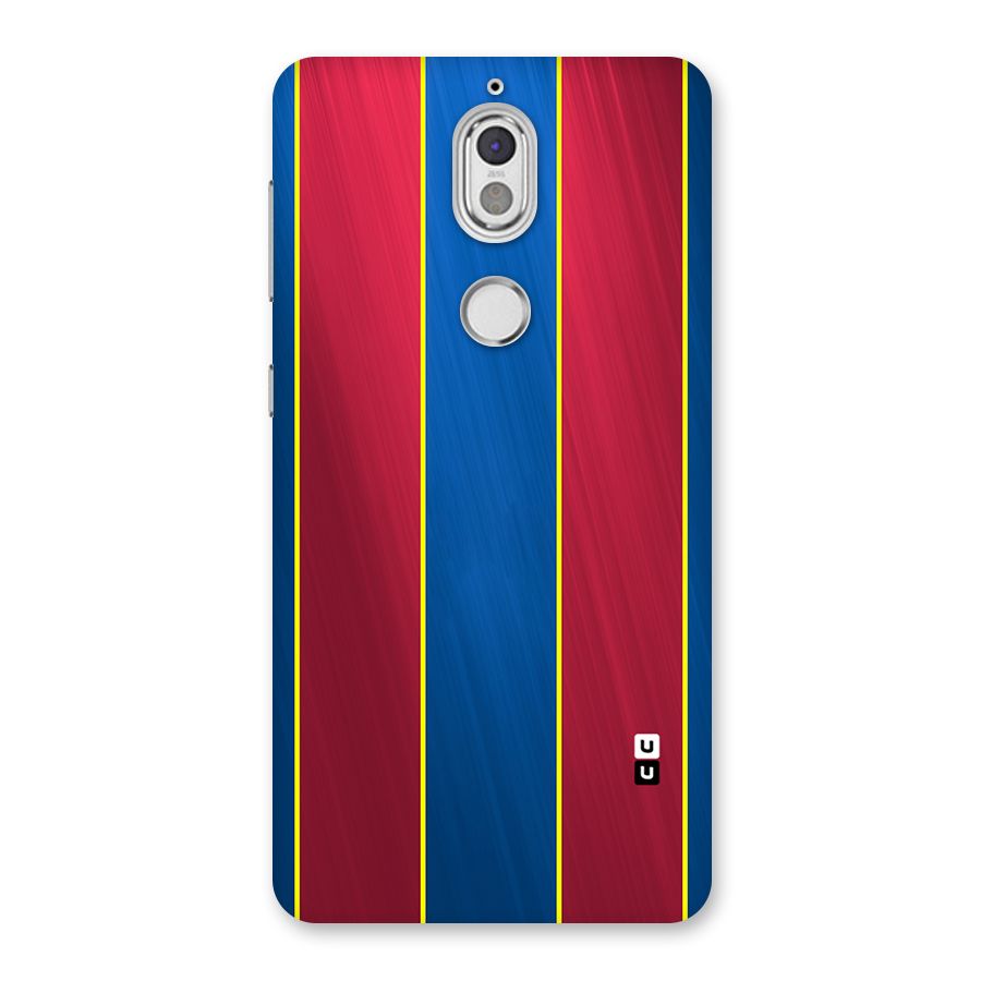 Premium Vertical Stripes Back Case for Nokia 7