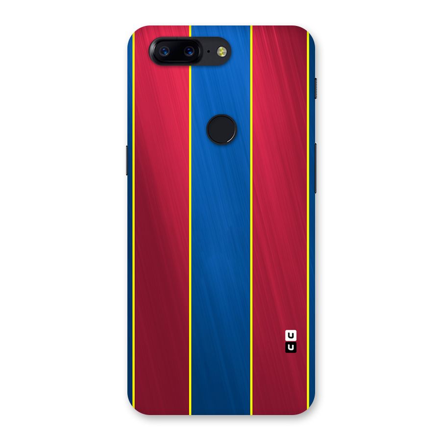 Premium Vertical Stripes Back Case for OnePlus 5T