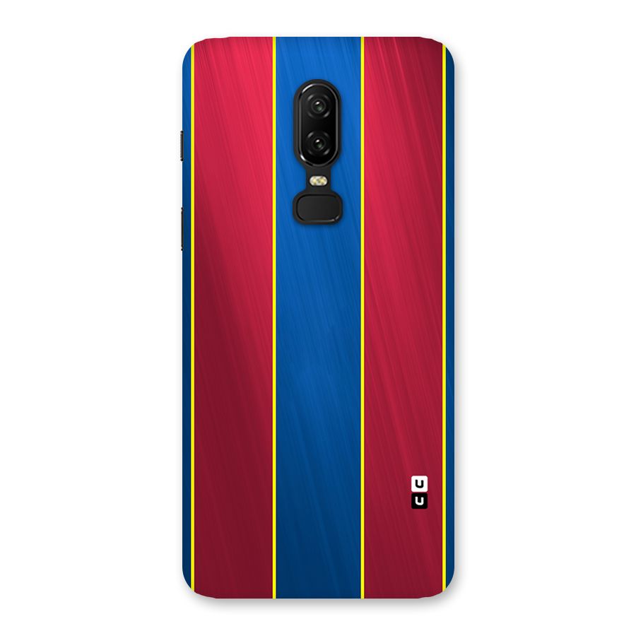 Premium Vertical Stripes Back Case for OnePlus 6
