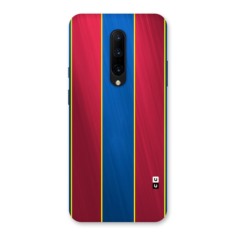 Premium Vertical Stripes Back Case for OnePlus 7 Pro