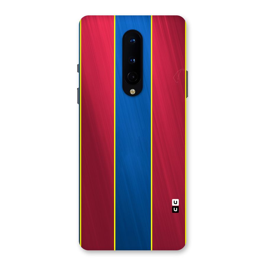 Premium Vertical Stripes Back Case for OnePlus 8