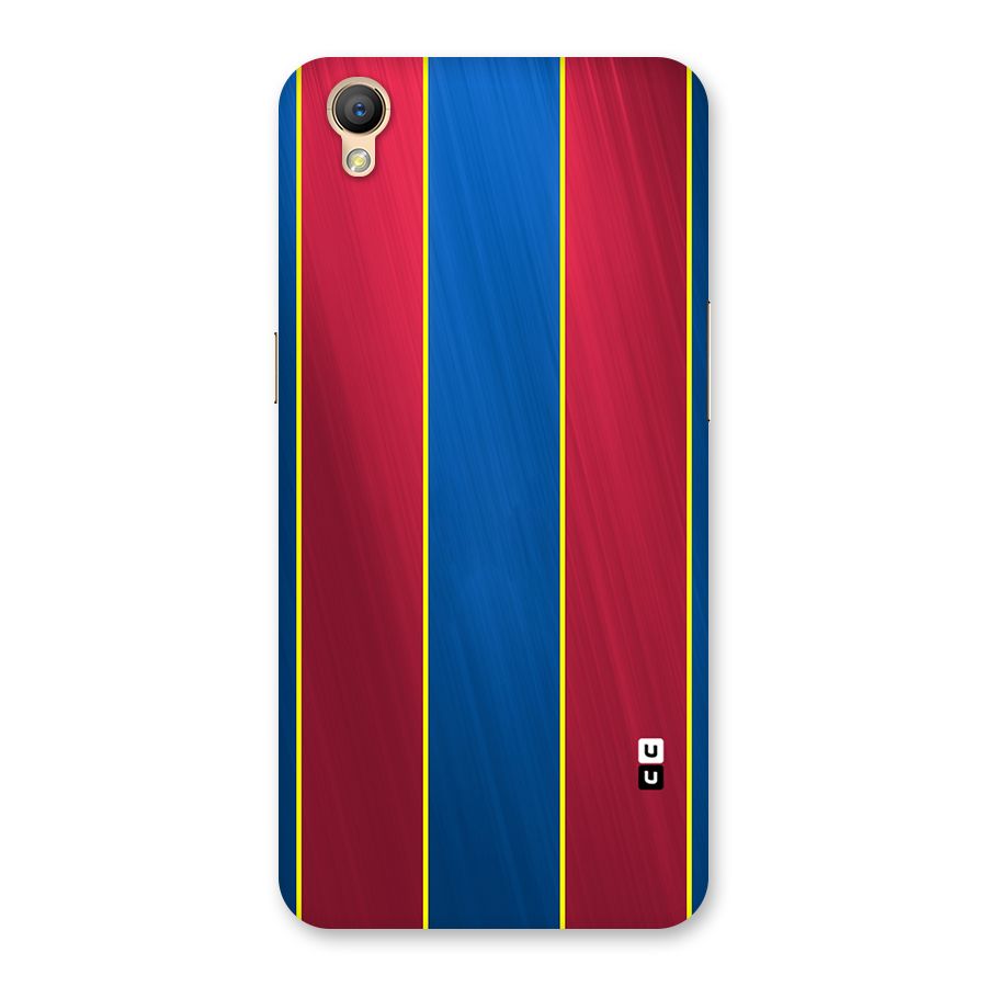 Premium Vertical Stripes Back Case for Oppo A37