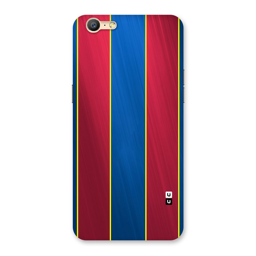 Premium Vertical Stripes Back Case for Oppo A39