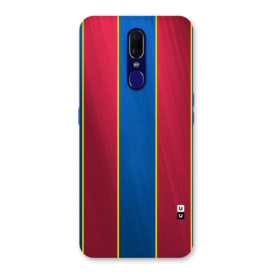 Premium Vertical Stripes Back Case for Oppo F11