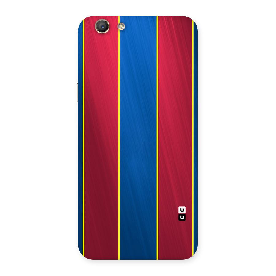 Premium Vertical Stripes Back Case for Oppo F1s