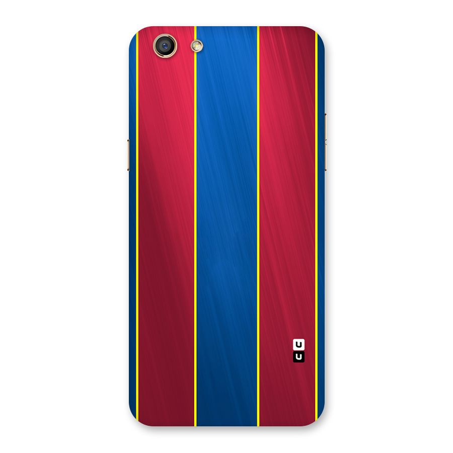 Premium Vertical Stripes Back Case for Oppo F3