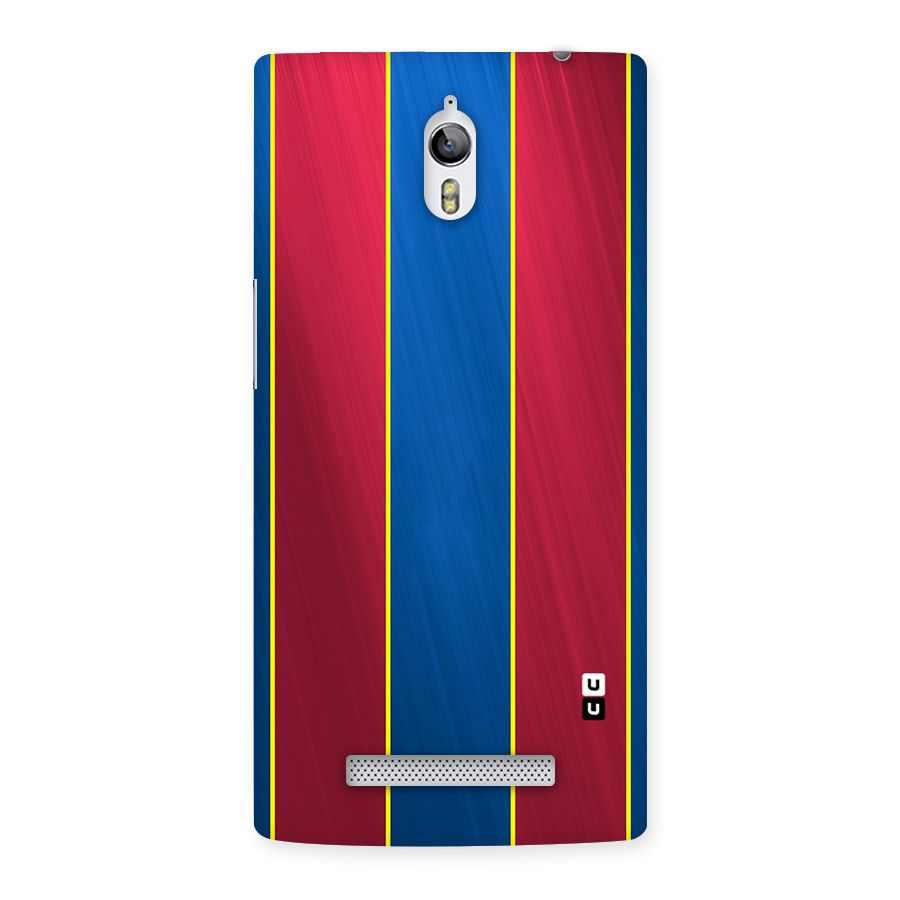 Premium Vertical Stripes Back Case for Oppo Find 7