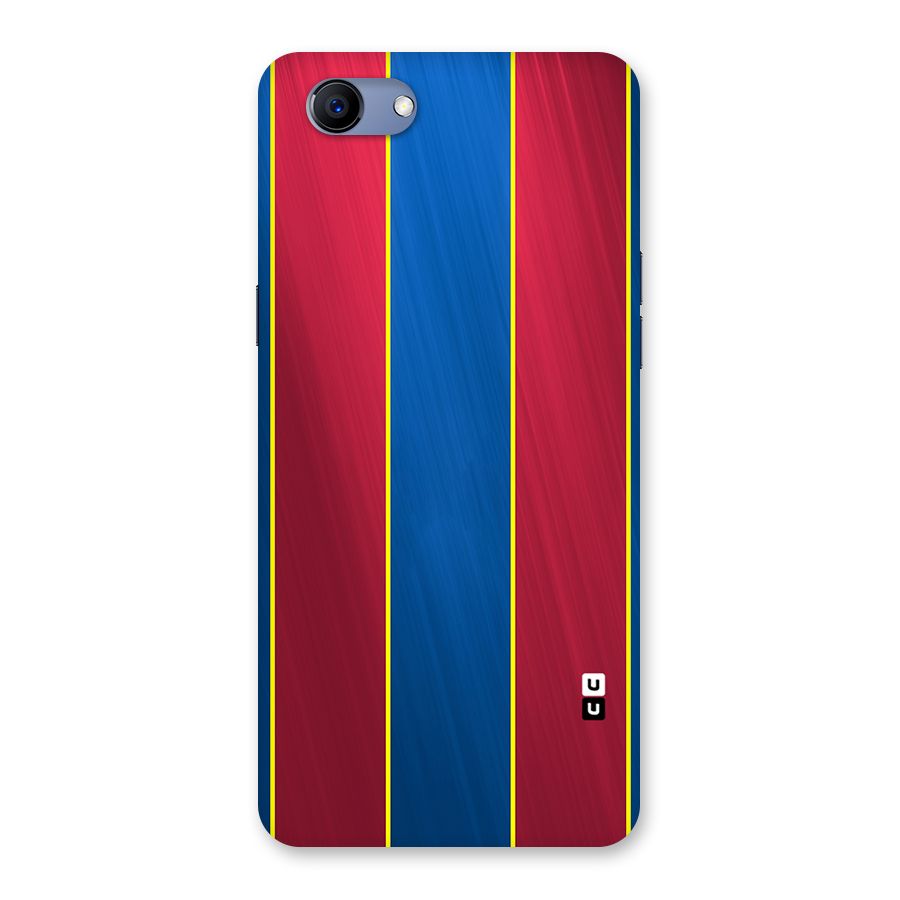 Premium Vertical Stripes Back Case for Oppo Realme 1