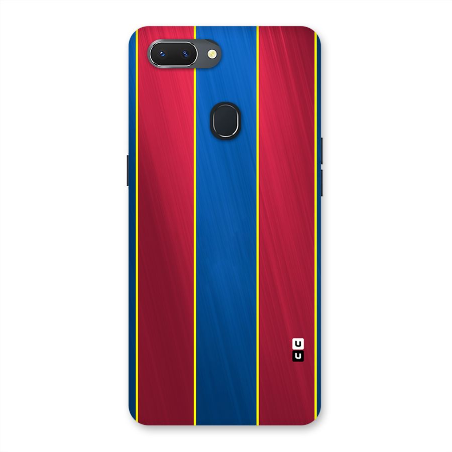 Premium Vertical Stripes Back Case for Oppo Realme 2