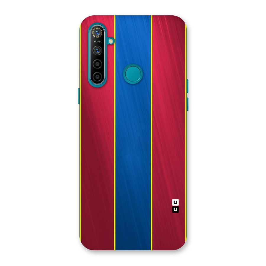 Premium Vertical Stripes Back Case for Realme 5i