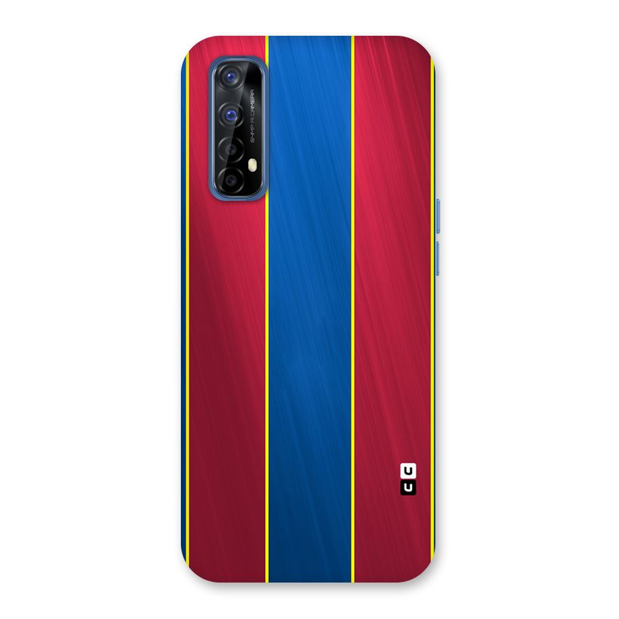 Premium Vertical Stripes Back Case for Realme 7
