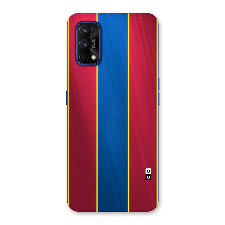 Premium Vertical Stripes Back Case for Realme 7 Pro