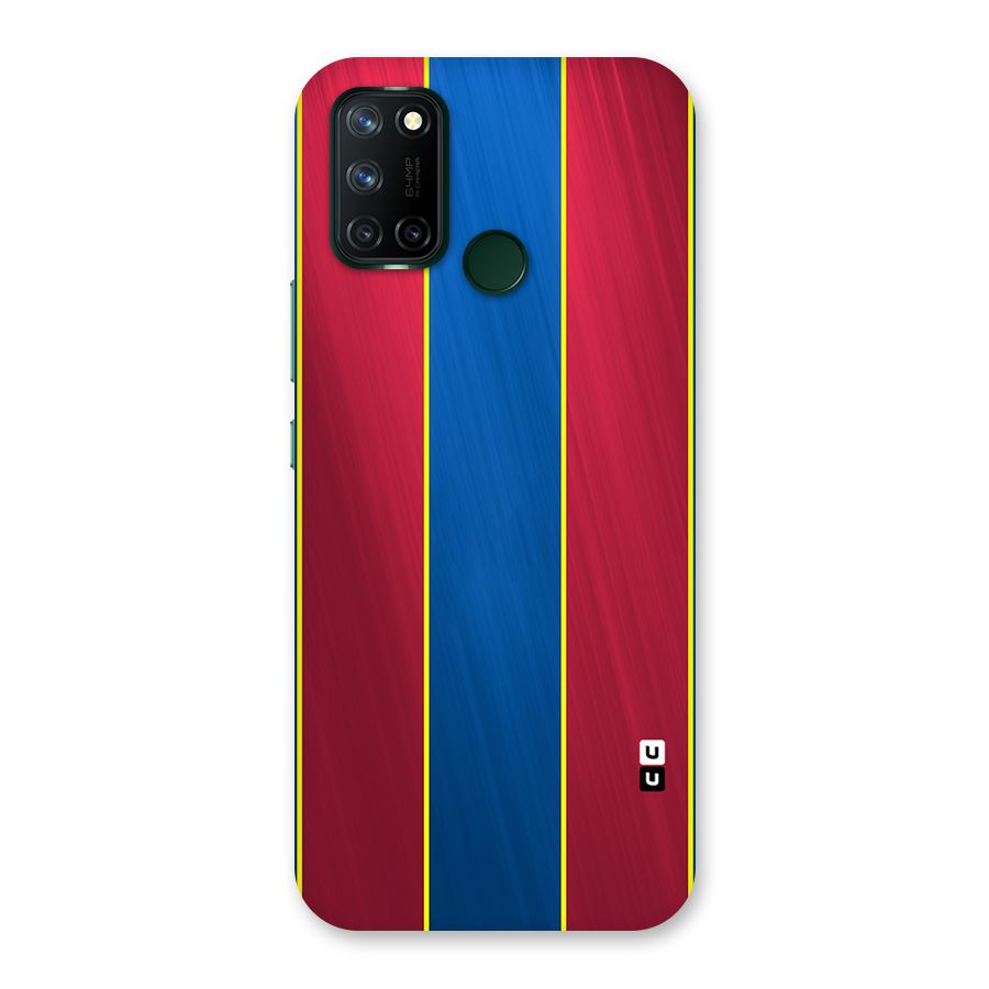 Premium Vertical Stripes Back Case for Realme 7i