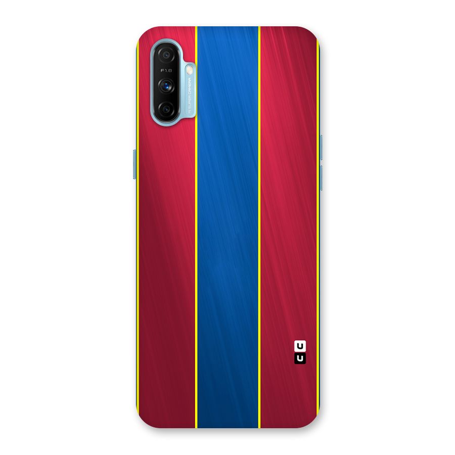 Premium Vertical Stripes Back Case for Realme Narzo 20A